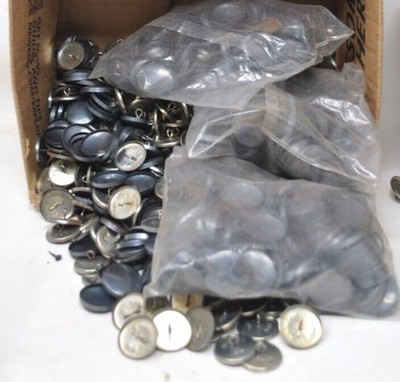# 45 Button Caps Shells & Buttons Upholstery Large Lot