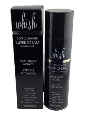 Whish Super Cream with Bakuchiol Intense Hydration 4.06 fl oz. (Soft Cashmere)