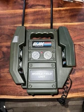 Working Retro 1984 GI Joe Mobile Field Unit Walkie Talkie 2-Way Radio 