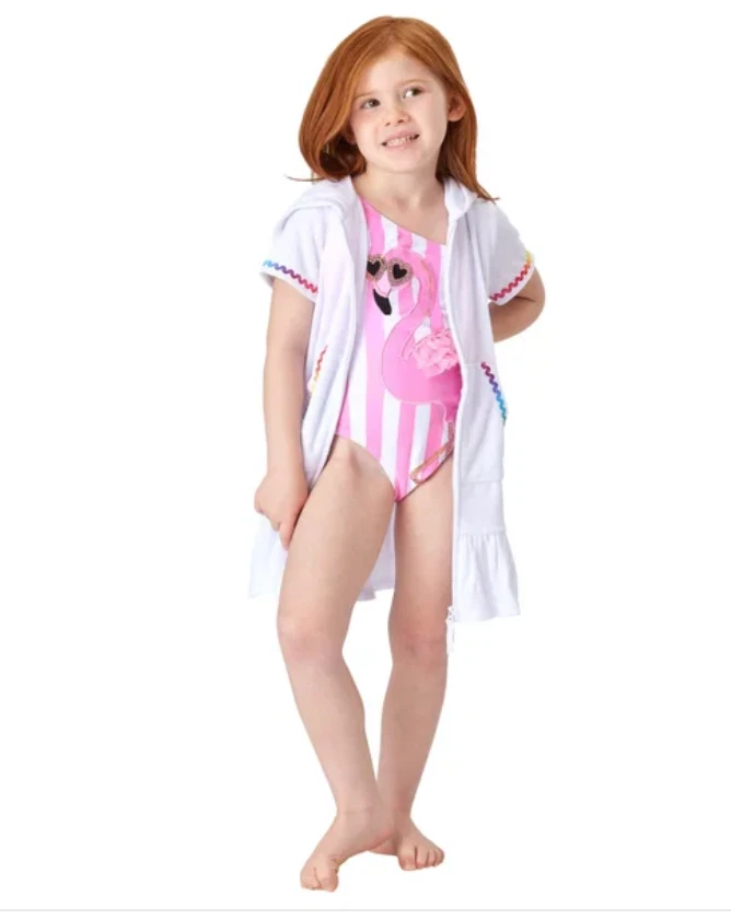 🔥 Juego de natación Flapdoodles para niños de 2 piezas - Colores vibrantes y de moda 🌊 NUEVO CON ETIQUETAS 2T 3T 4 5 6 Foto 2 de 4