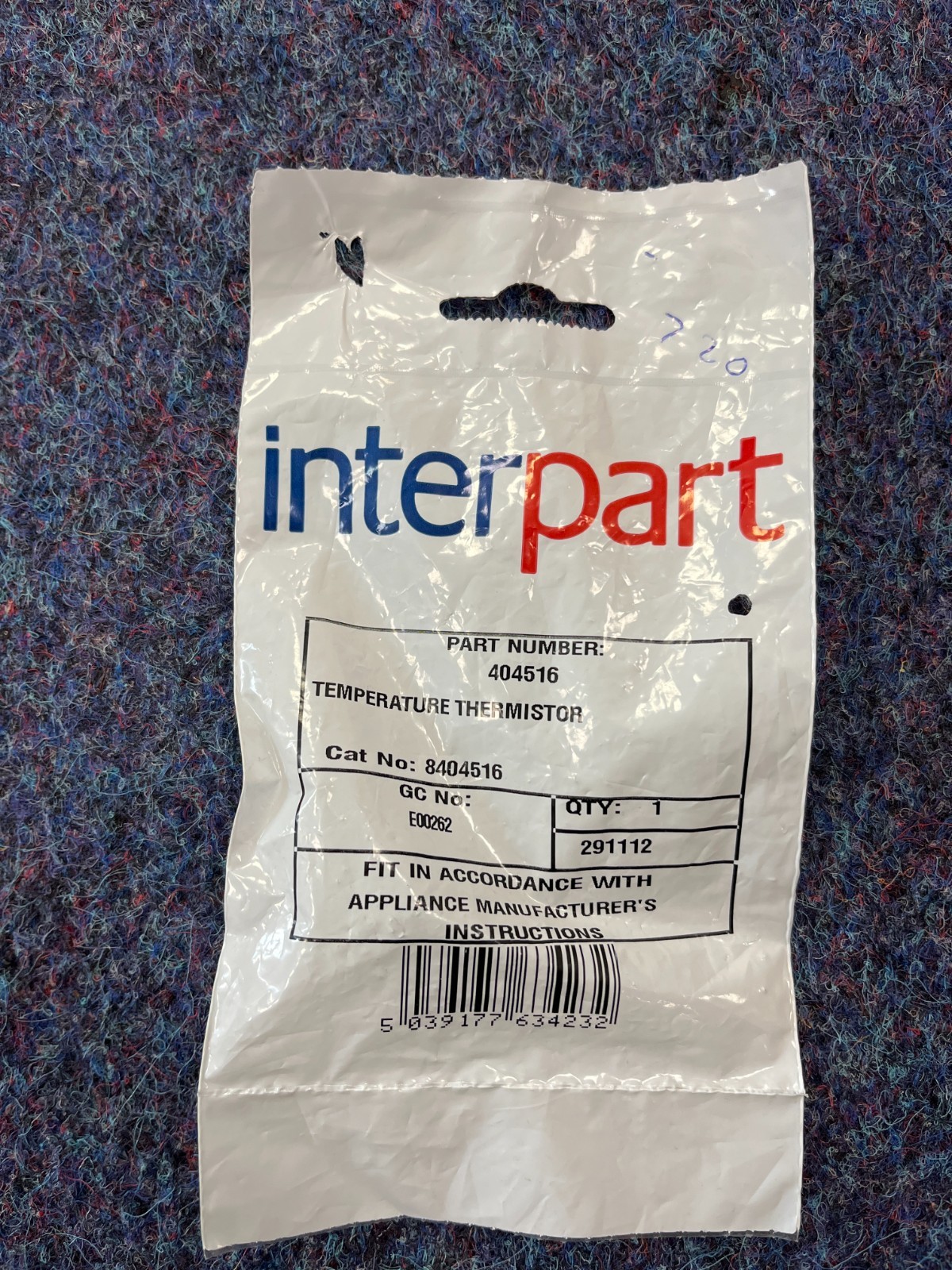 Potterton 404516 Temperature Thermistor
