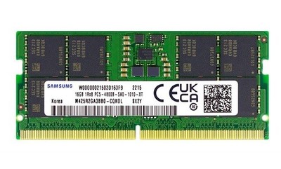 Samsung 16 GB Memory Module - 1Rx8 - DDR5 - 4800 MHz - 1.1 M425R2GA3BB0-CQKOL