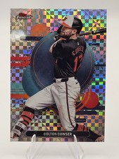 Topps Finest 2025 Colton Cowser Orioles Checkerboard #197 Baseball Card