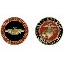 U.S. United States Marine Corps Fleet Marine Force FMF Corpsman USMC