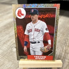 2022 Topps Archives - 1987 Topps Design Trevor Story #269 Red Hot Foil /50