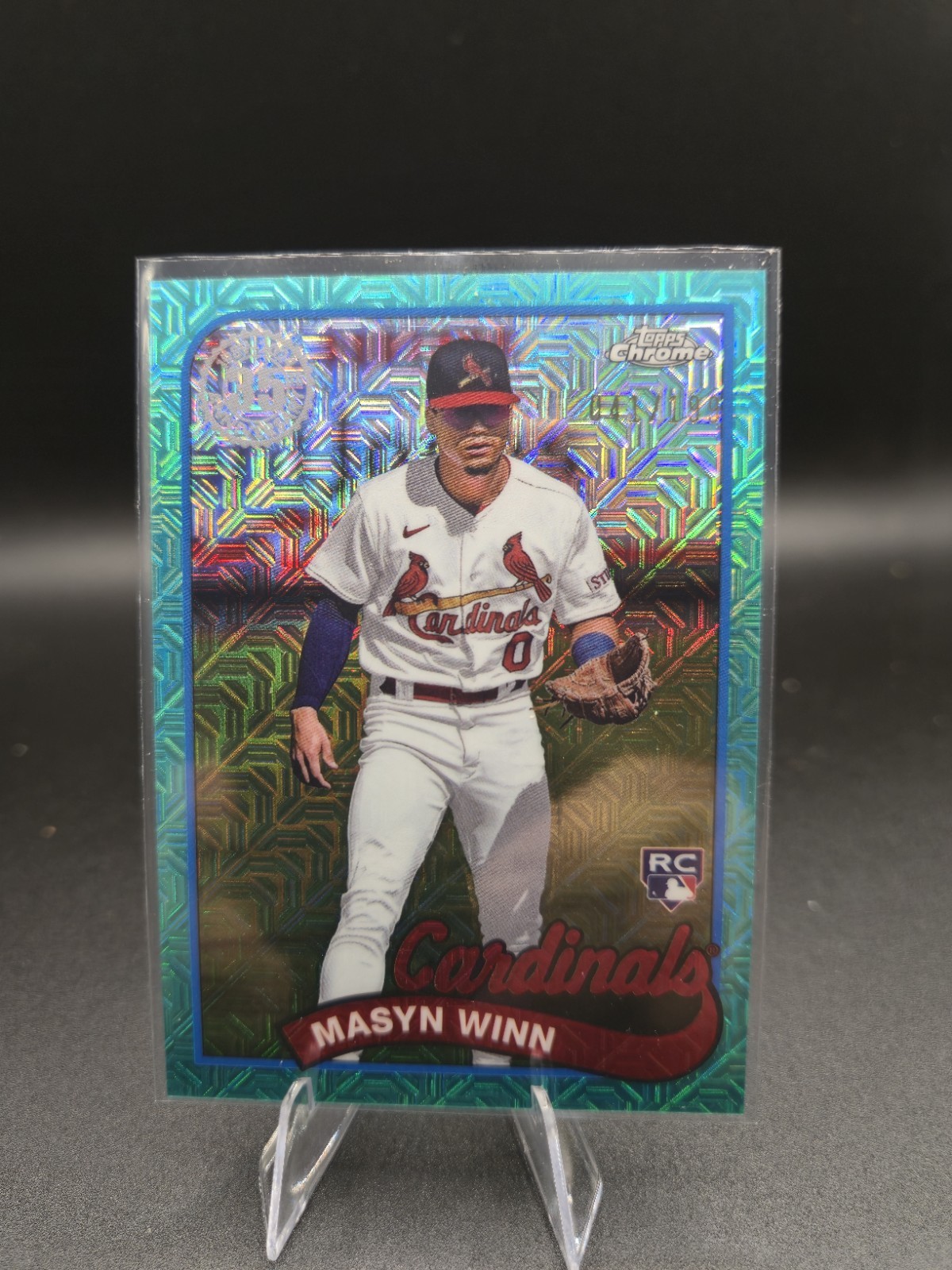 2024 Topps- Silver Pack Mojo Masyn Winn #2T89C-30 Aqua Refractor /199 (RC)