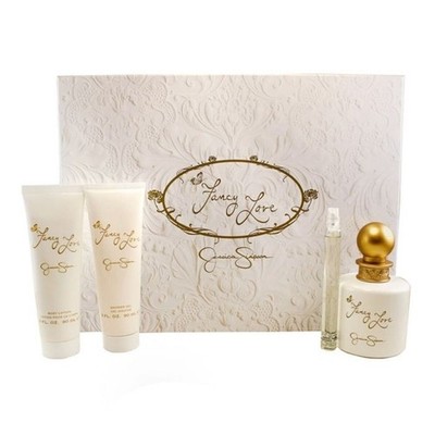Jessica Simpson FANCY LOVE Women 4pc 3.4oz & 0.34oz EDP, 3oz Lotion & Shower Gel