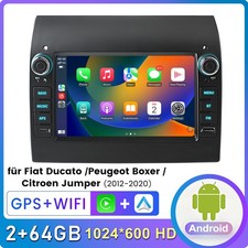 Für Fiat Ducato Citroen Jumper Peugeot Boxer Android15 Carplay Autoradio GPS DAB