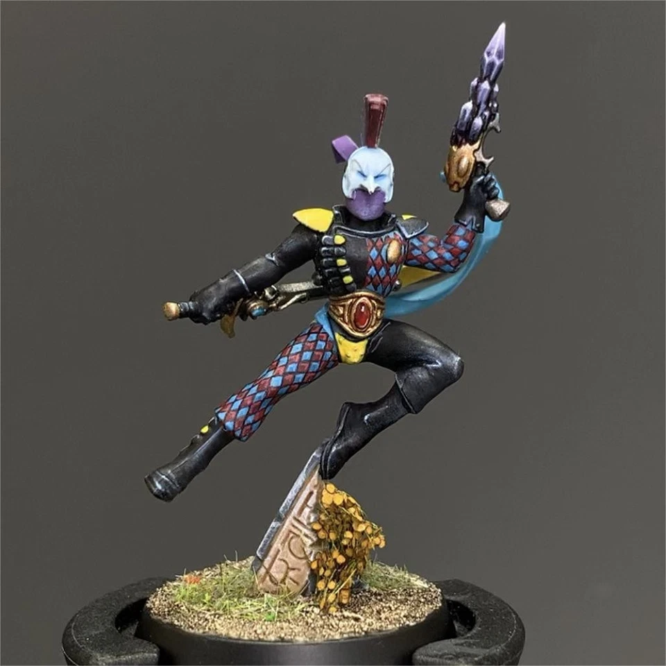 Warhammer 40k Harlequin Troupe Games Workshop army lot Miniatures Custom painted - Image 3 of 4