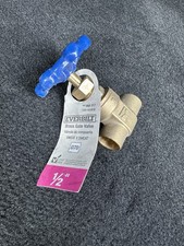 Everbilt Compact Pattern Gate Valve Brass 1/2...