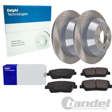 DELPHI Disques 302mm Revêtements Arrière Convient pour Hyundai Santa Fe CM DM