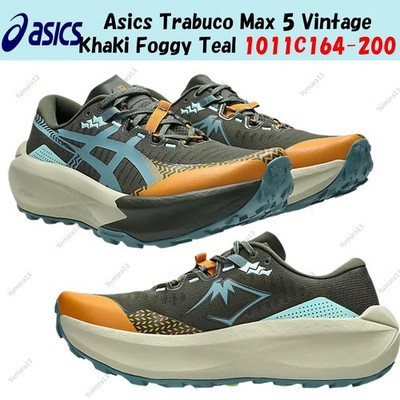 Asics Trabuco Max 5 Vintage Khaki Foggy Teal 1011C164-200 Herren Gr.
