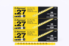Ramset 4RS27 .27 Cal Yellow Strip Loads Pack of 3 - Total of 300 Loads