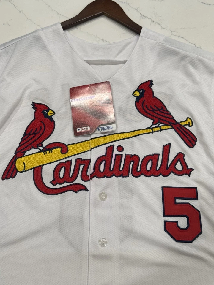 Camiseta Majestic Albert Pujols St Louis Cardinals Auténtica Cool Base Talla 50 Foto 3 de 4