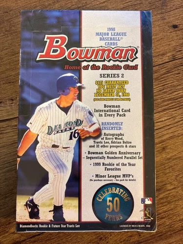 1998 BOWMAN SERIES 2 MLB BASEBALL HOBBY BOX 24 PACKS NEW SEALED