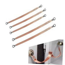 Pack-5 Car Engine Grounding Strap, 3 Pcs 9.8"  2 Pcs 12.9" Flexible Copper