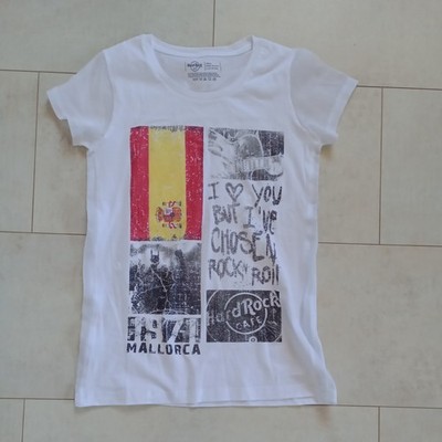 Hardrock Café Damen T-Shirts Größe S Weiß Mallorca Gr. S NEU