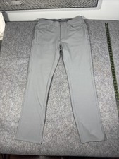 Greg Norman Men's Performance Pant ML75 Gray Size 34 x 34