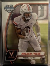 2024 Bowman University Chrome #124 Malachi Fields 1st Bowman