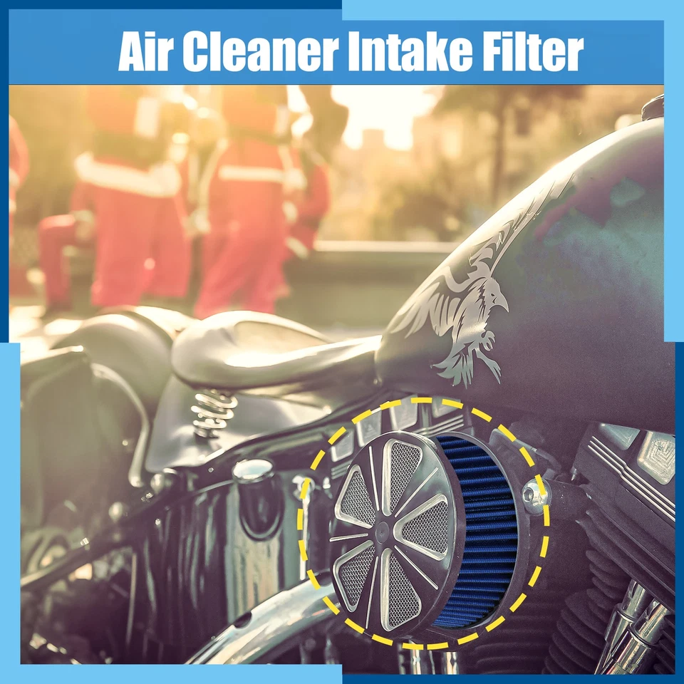 Paquete (1) Filtro de aire limpiador para Harley-Davidson Iron 1200 Iron 883 2018-2020 Foto 2 de 4