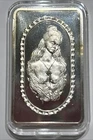 1974 Mothers Day 1oz Fine Silver Bar Mount Everest Mint Portrait with Diamond !