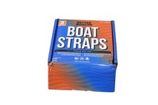 Better Boat Boat Straps 2 In X 48 In 2 Pack Black Marine Trailer Tie Down