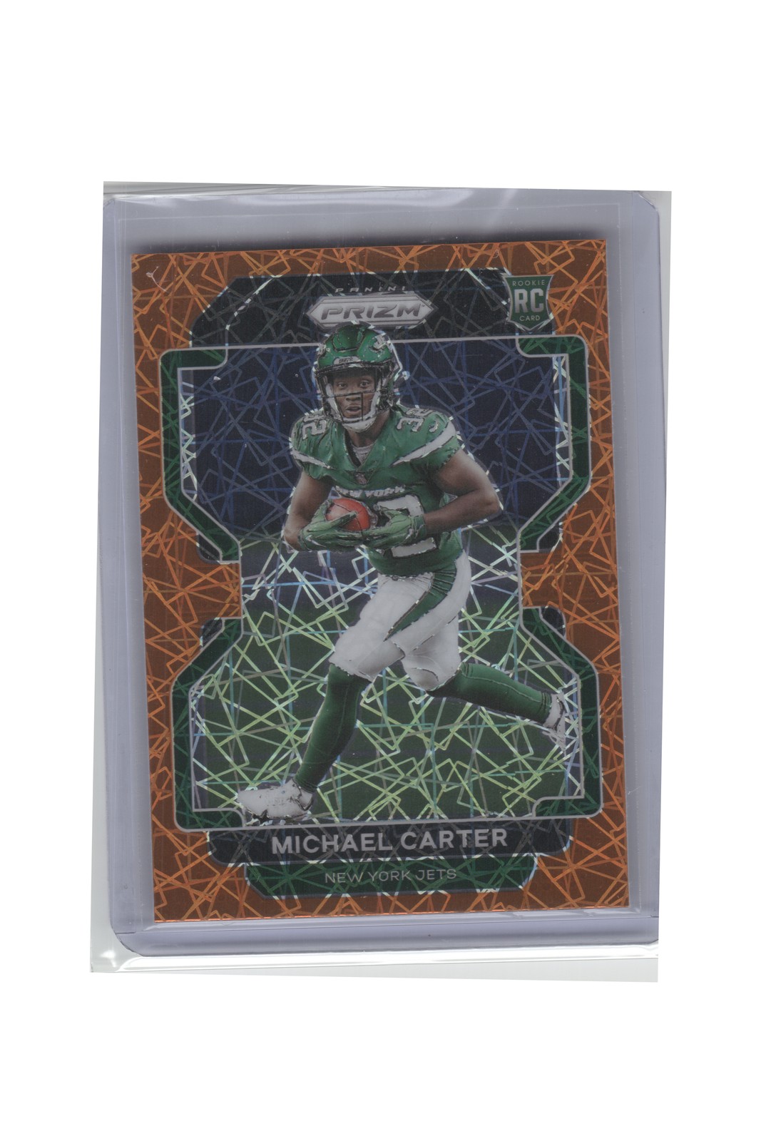 2021 Panini Prizm #365 Michael Carter Lazer B11R3C41