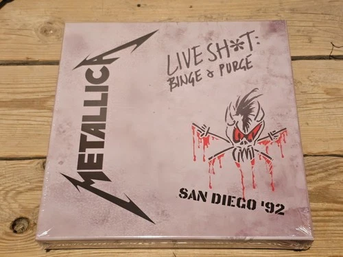 Metallica Live Shit Binge & Purge San Diego 4 LP vinyl BOX SET new sealed