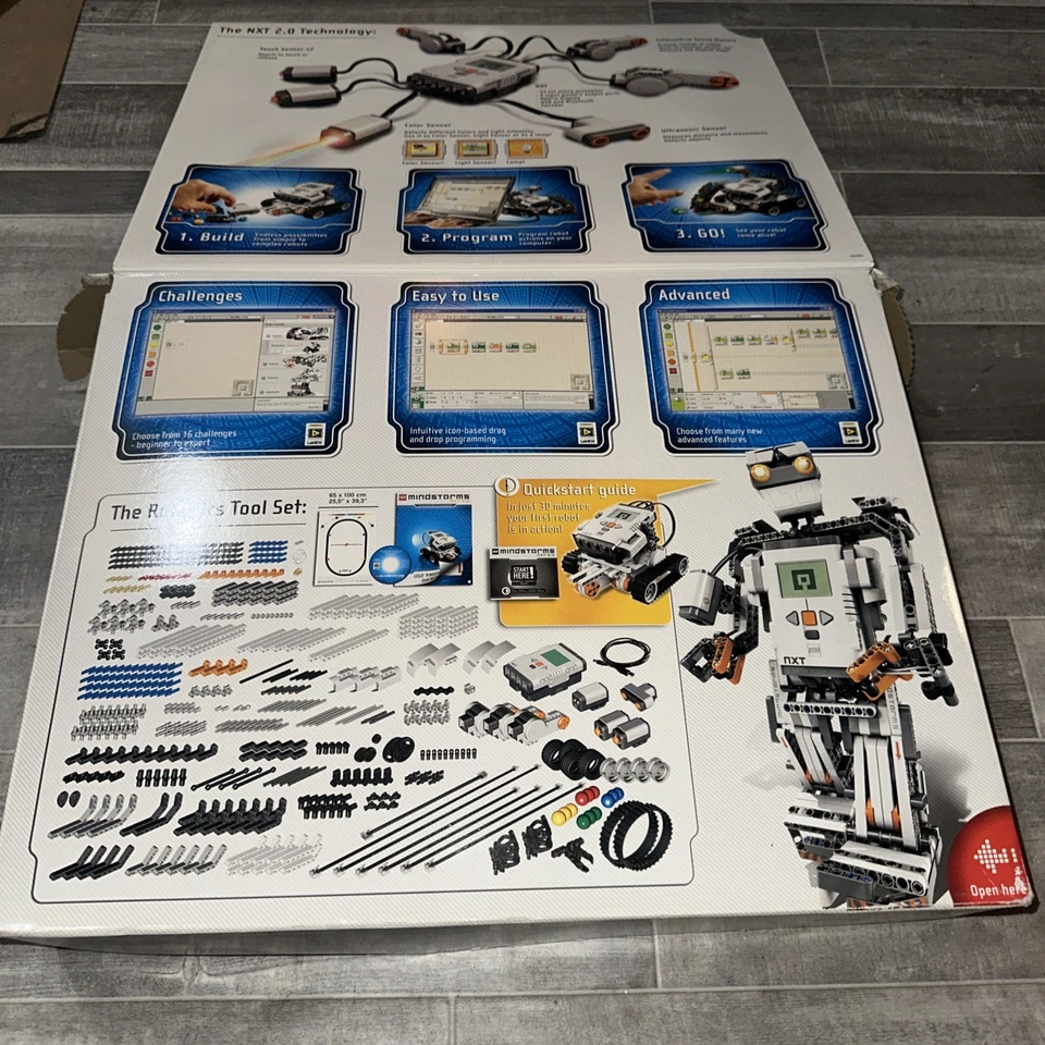LEGO Mindstorms NXT 2.0 - 8547 - Mostly Sealed - Image 4 of 4