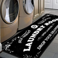 Alfombra de lavadero de granja alfombra antideslizante lavable a máquina alfombras de lavandería De