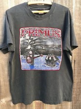 Vtg Primus Band Tour Concert Heavy Cotton Black Unisex Charcoal T shirt NH24923