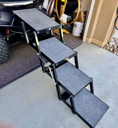 Pet Loader Light 16" Platform 4 Step up to 150 lbs Vehicle Height Excellent EUC