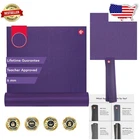 Studio Yoga Mat PRO 6mm Black Magic Non-Slip PVC Teacher Trusted