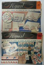 Vintage Lot 30's 40's Vogart FRUITS MR MRS Hot Iron Embroidery Transfer Patterns