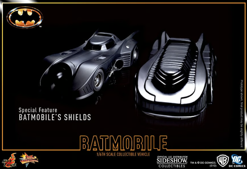 Hot Toys Batmobile Batman 1989 1/6 MMS170 Sideshow 2017 Sixth scale RARE - Foto 2 di 7