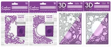 Crafter's Companion Cut & Emboss Folder Or 3D 4.25"X5.5"- 5"X7" YOU PICK