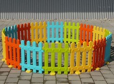 XXL BABY MAXI Laufstall Laufgitter Schutzgitter aus KUNSTSTOFF 16-TEILIG 03015-2