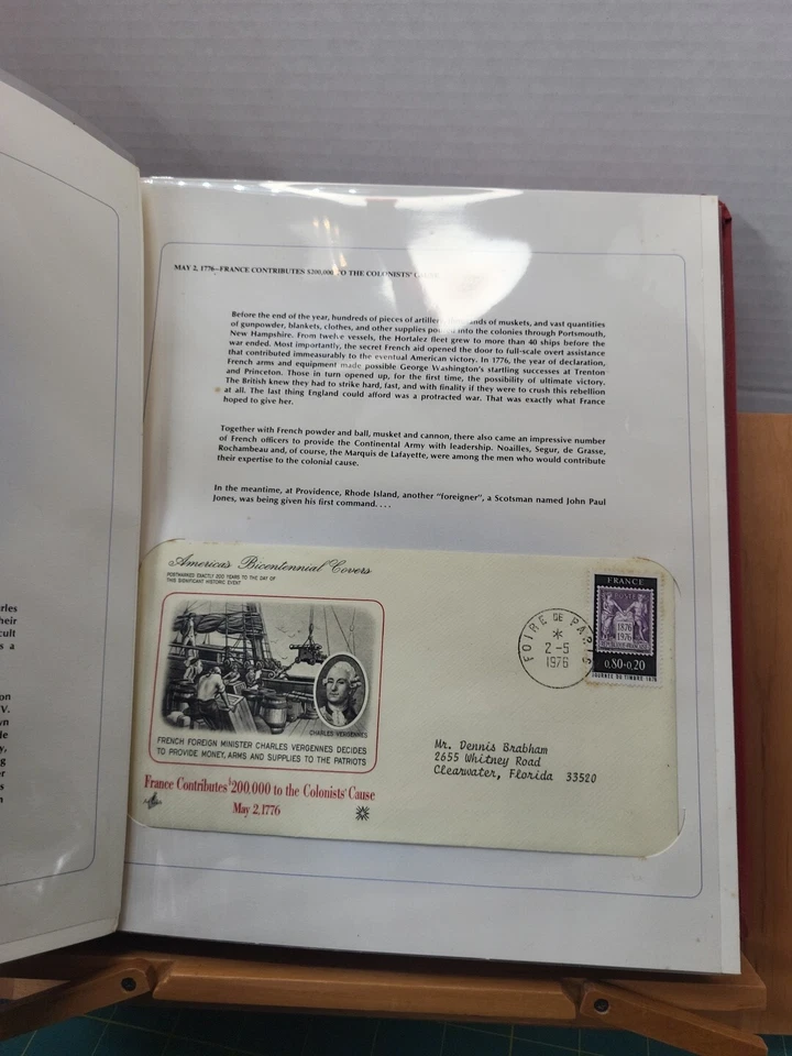 U.S. First Day  Bicentennial Covers Red Book Of 18 Covers  - Excellent - Image 4 of 4