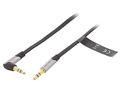 BANHH Cable Jack 3.5mm plugJack 3.5mm angled plug 2m black VENTION