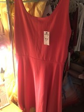 express women dress small pink sleeveless NWT