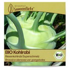BIO Kohlrabi Samen Superschmelz Gemüse-Samen Saatgut Kohlrabisamen