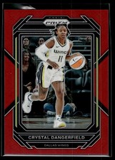 Crystal Dangerfield 2023 Panini Prizm WNBA Red Prizm Card /199 #29
