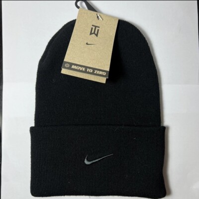 Nike Golf Limited Tiger Woods TW Frank Beanie Ski Skull Cap Hat Black  DN1963-010