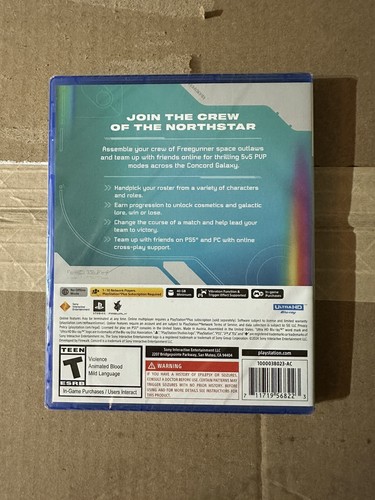 Concord - Sony PlayStation 5 PS5 Sealed Brand New - Unreleased - SHIPS FAST✈️ - Picture 2 of 2