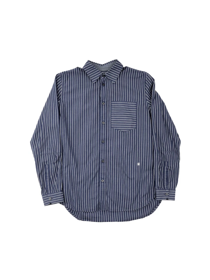 G-Star Striped Classic Long Sleeve Shirt Size S - Image 2 of 4