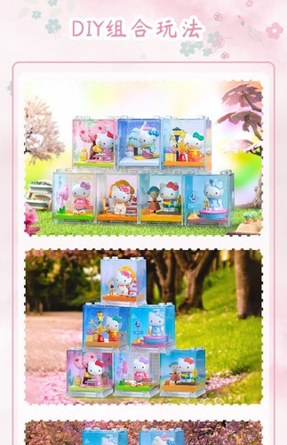 Goldlok Sanrio Hello Kitty Four Seasons Series Case 6pcs Blind Box - Picture 14 of 17