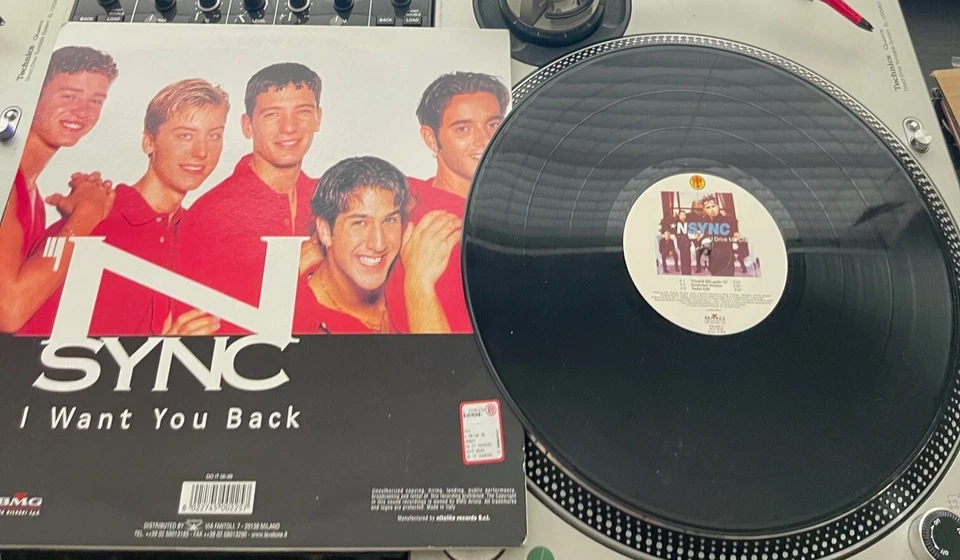 NSYNC – I Want You Back Original 1999 Italian Press 12" in Picture Cover VG+ Foto 2 de 2
