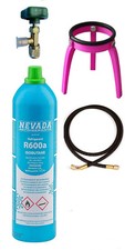 KIT FAI DA TE RICARICA FRIGO FREEZER CONGELATORE R600A R600 + RUBINETTO + FRUSTA