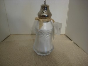 LADY PRIMROSE ROYAL DUSTING SILK BODY POWDER VINTAGE W/SILVERPLATE SHAKER NWT