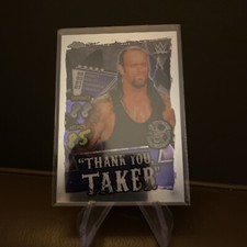 The Undertaker 2021 Topps Chrome WWE Slam Attax #123 Thank You Taker